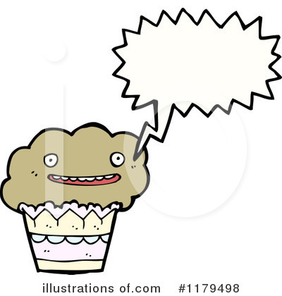 Royalty-Free (RF) Muffin Clipart Illustration by lineartestpilot - Stock Sample #1179498