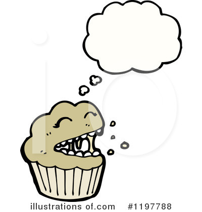 Royalty-Free (RF) Muffin Clipart Illustration by lineartestpilot - Stock Sample #1197788