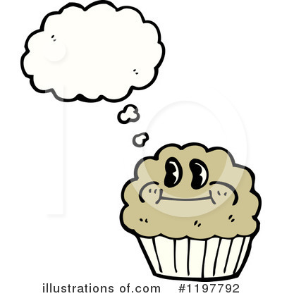 Royalty-Free (RF) Muffin Clipart Illustration by lineartestpilot - Stock Sample #1197792