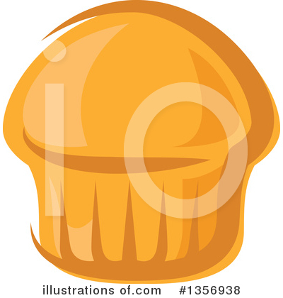 Royalty-Free (RF) Muffin Clipart Illustration by Vector Tradition SM - Stock Sample #1356938