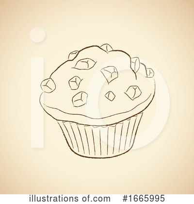 Royalty-Free (RF) Muffin Clipart Illustration by cidepix - Stock Sample #1665995