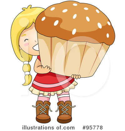 Royalty-Free (RF) Muffin Clipart Illustration by BNP Design Studio - Stock Sample #95778