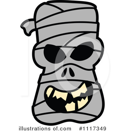 Royalty-Free (RF) Mummy Clipart Illustration by Zooco - Stock Sample #1117349