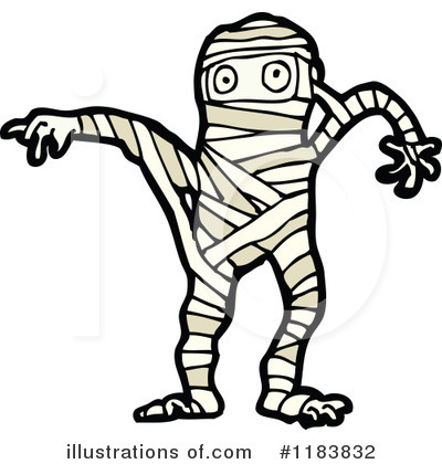 Royalty-Free (RF) Mummy Clipart Illustration by lineartestpilot - Stock Sample #1183832