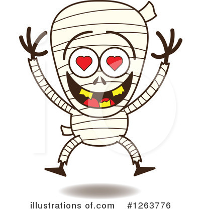 Royalty-Free (RF) Mummy Clipart Illustration by Zooco - Stock Sample #1263776