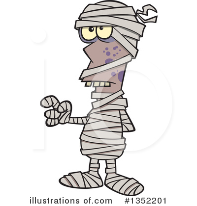 Mummy Clipart #1352201 by toonaday