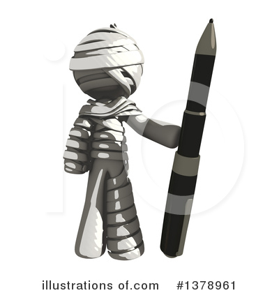 Royalty-Free (RF) Mummy Clipart Illustration by Leo Blanchette - Stock Sample #1378961
