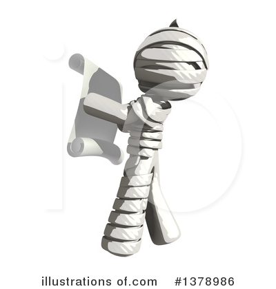 Royalty-Free (RF) Mummy Clipart Illustration by Leo Blanchette - Stock Sample #1378986