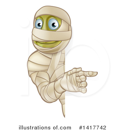 Royalty-Free (RF) Mummy Clipart Illustration by AtStockIllustration - Stock Sample #1417742