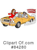 Muscle Car Clipart #84280 by LaffToon