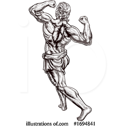 Royalty-Free (RF) Muscle Clipart Illustration by AtStockIllustration - Stock Sample #1694841