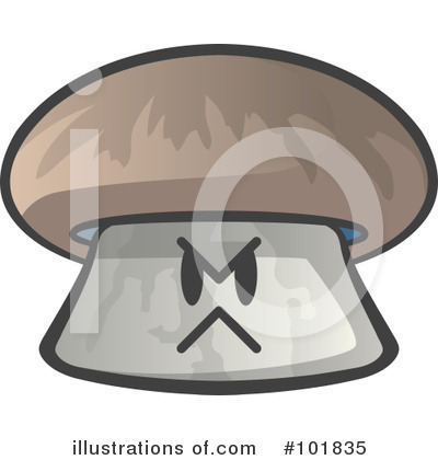 Royalty-Free (RF) Mushroom Clipart Illustration by Leo Blanchette - Stock Sample #101835