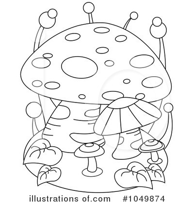 Royalty-Free (RF) Mushroom Clipart Illustration by BNP Design Studio - Stock Sample #1049874