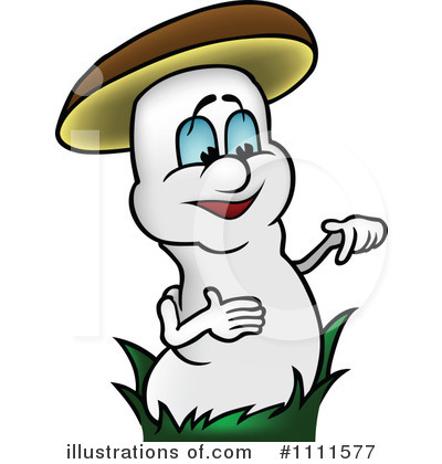 Royalty-Free (RF) Mushroom Clipart Illustration by dero - Stock Sample #1111577