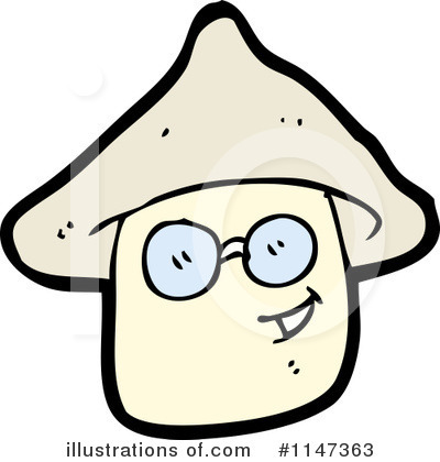 Royalty-Free (RF) Mushroom Clipart Illustration by lineartestpilot - Stock Sample #1147363