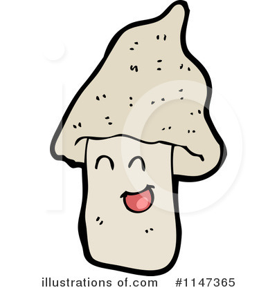 Royalty-Free (RF) Mushroom Clipart Illustration by lineartestpilot - Stock Sample #1147365