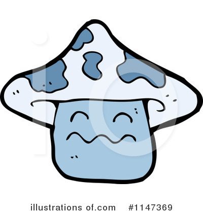 Royalty-Free (RF) Mushroom Clipart Illustration by lineartestpilot - Stock Sample #1147369