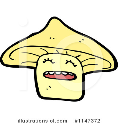 Royalty-Free (RF) Mushroom Clipart Illustration by lineartestpilot - Stock Sample #1147372