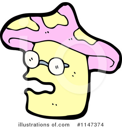 Royalty-Free (RF) Mushroom Clipart Illustration by lineartestpilot - Stock Sample #1147374