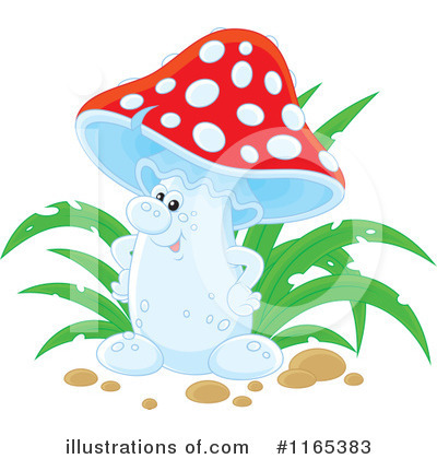 Royalty-Free (RF) Mushroom Clipart Illustration by Alex Bannykh - Stock Sample #1165383