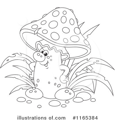 Royalty-Free (RF) Mushroom Clipart Illustration by Alex Bannykh - Stock Sample #1165384