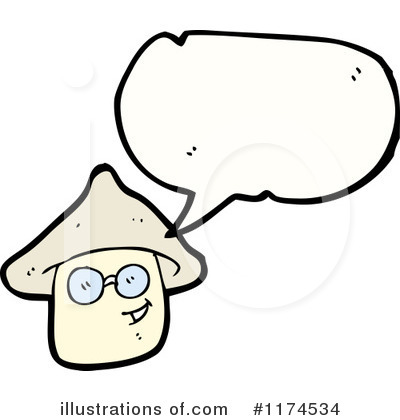 Royalty-Free (RF) Mushroom Clipart Illustration by lineartestpilot - Stock Sample #1174534