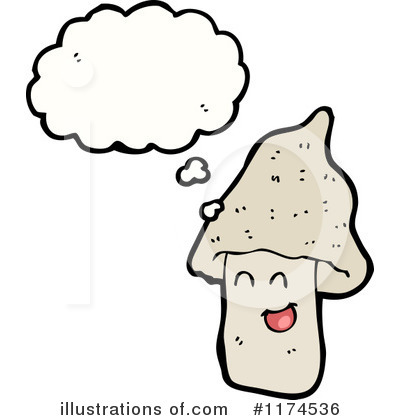 Royalty-Free (RF) Mushroom Clipart Illustration by lineartestpilot - Stock Sample #1174536