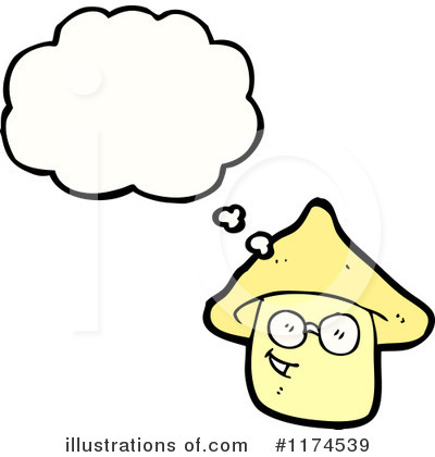 Royalty-Free (RF) Mushroom Clipart Illustration by lineartestpilot - Stock Sample #1174539