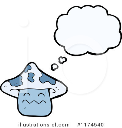Royalty-Free (RF) Mushroom Clipart Illustration by lineartestpilot - Stock Sample #1174540