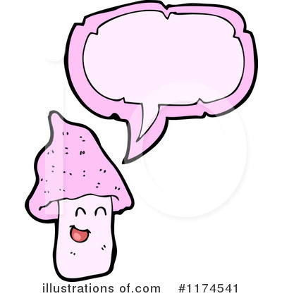 Royalty-Free (RF) Mushroom Clipart Illustration by lineartestpilot - Stock Sample #1174541