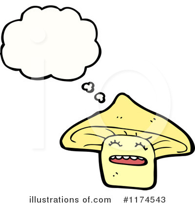 Royalty-Free (RF) Mushroom Clipart Illustration by lineartestpilot - Stock Sample #1174543