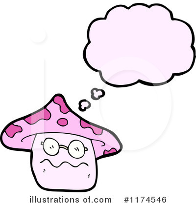Royalty-Free (RF) Mushroom Clipart Illustration by lineartestpilot - Stock Sample #1174546