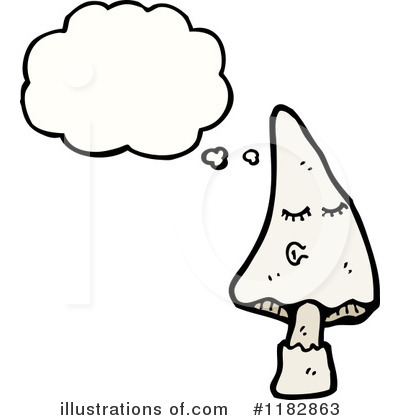 Royalty-Free (RF) Mushroom Clipart Illustration by lineartestpilot - Stock Sample #1182863