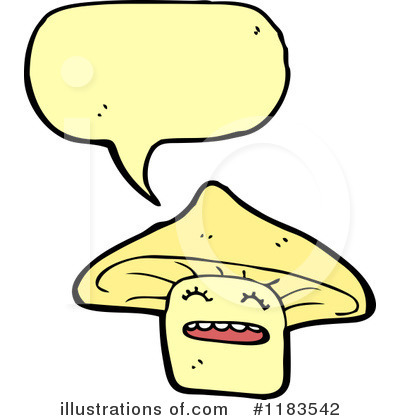 Royalty-Free (RF) Mushroom Clipart Illustration by lineartestpilot - Stock Sample #1183542
