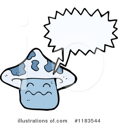 Royalty-Free (RF) Mushroom Clipart Illustration by lineartestpilot - Stock Sample #1183544