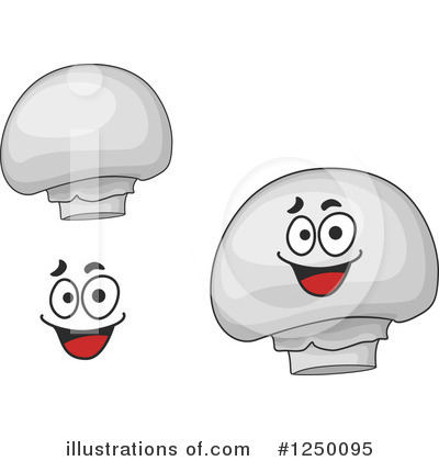 Royalty-Free (RF) Mushroom Clipart Illustration by Vector Tradition SM - Stock Sample #1250095