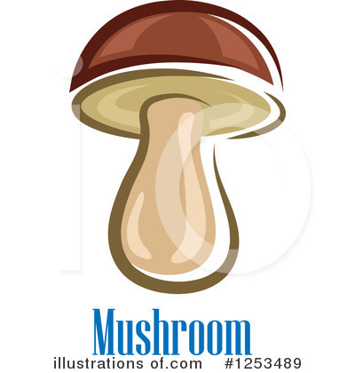 Royalty-Free (RF) Mushroom Clipart Illustration by Vector Tradition SM - Stock Sample #1253489