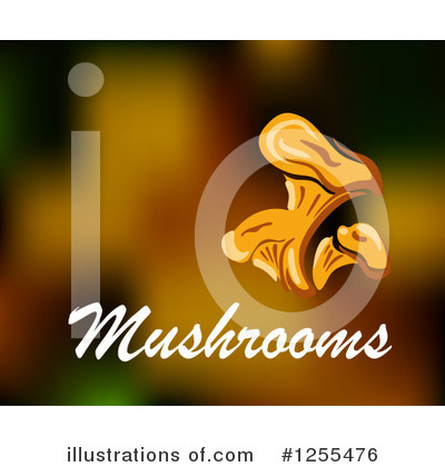 Royalty-Free (RF) Mushroom Clipart Illustration by Vector Tradition SM - Stock Sample #1255476