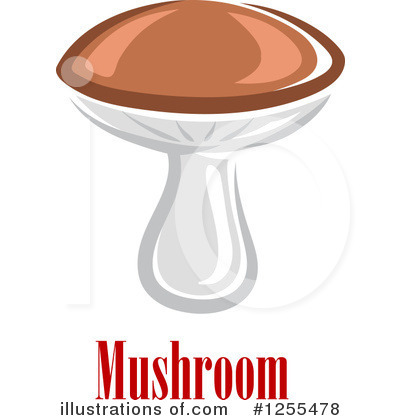 Royalty-Free (RF) Mushroom Clipart Illustration by Vector Tradition SM - Stock Sample #1255478