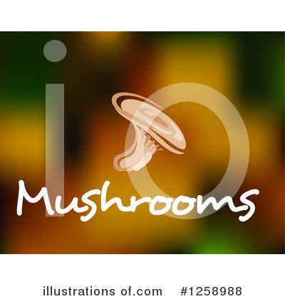 Royalty-Free (RF) Mushroom Clipart Illustration by Vector Tradition SM - Stock Sample #1258988