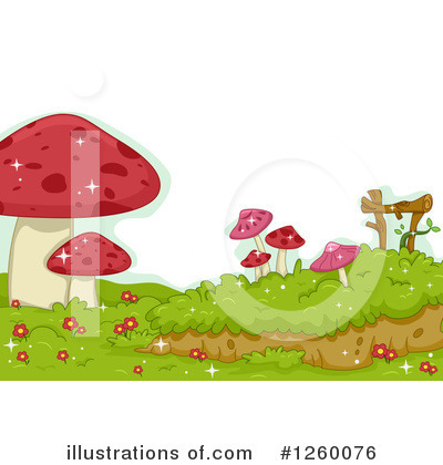 Royalty-Free (RF) Mushroom Clipart Illustration by BNP Design Studio - Stock Sample #1260076