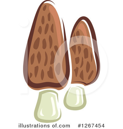 Morel Clipart #1267454 by Vector Tradition SM