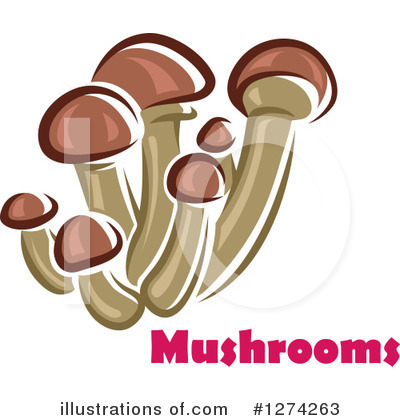 Royalty-Free (RF) Mushroom Clipart Illustration by Vector Tradition SM - Stock Sample #1274263