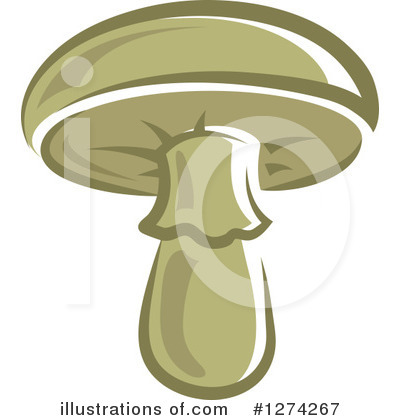 Royalty-Free (RF) Mushroom Clipart Illustration by Vector Tradition SM - Stock Sample #1274267