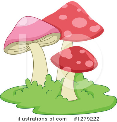 Royalty-Free (RF) Mushroom Clipart Illustration by BNP Design Studio - Stock Sample #1279222