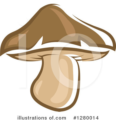 Royalty-Free (RF) Mushroom Clipart Illustration by Vector Tradition SM - Stock Sample #1280014