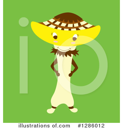 Royalty-Free (RF) Mushroom Clipart Illustration by Cherie Reve - Stock Sample #1286012