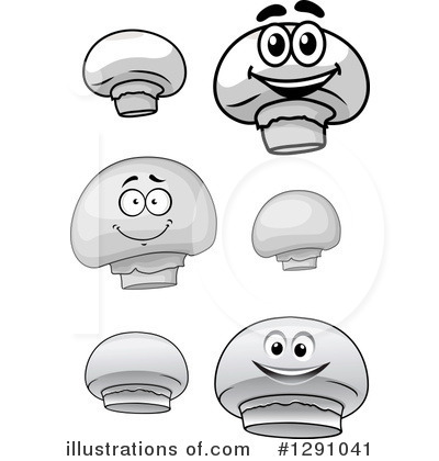 Royalty-Free (RF) Mushroom Clipart Illustration by Vector Tradition SM - Stock Sample #1291041