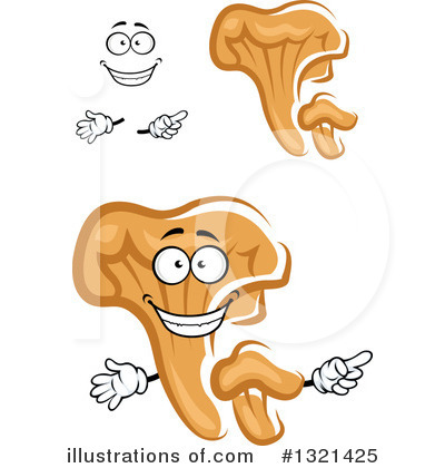 Royalty-Free (RF) Mushroom Clipart Illustration by Vector Tradition SM - Stock Sample #1321425
