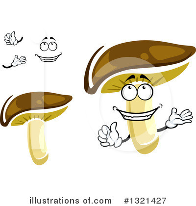 Royalty-Free (RF) Mushroom Clipart Illustration by Vector Tradition SM - Stock Sample #1321427